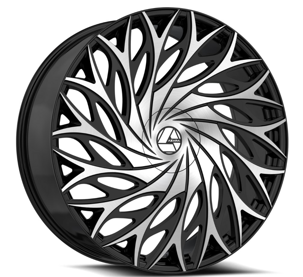 AZA-525 GLOSS BLACK MACHINED