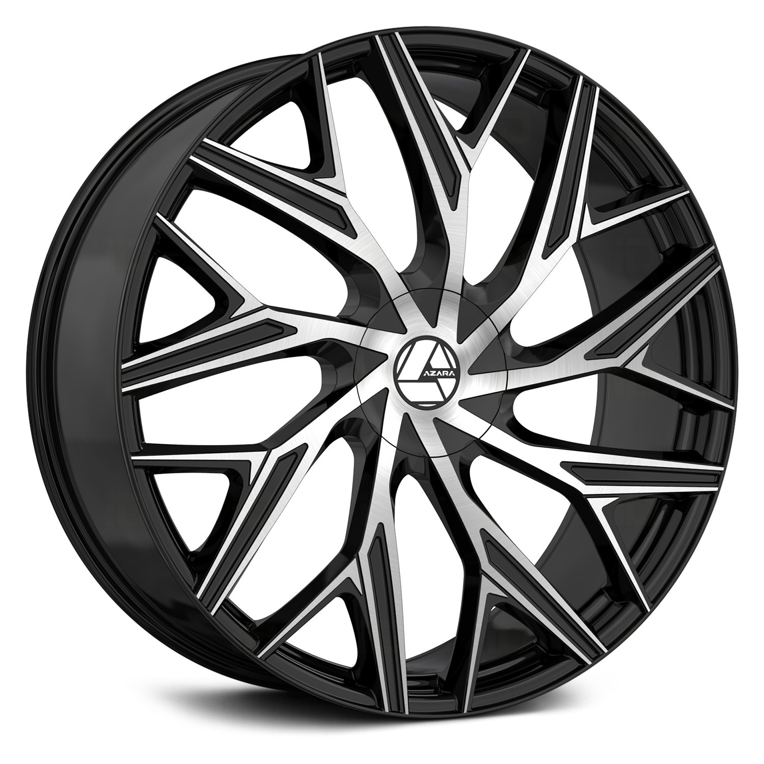 AZA-527 GLOSS BLACK MACHINED