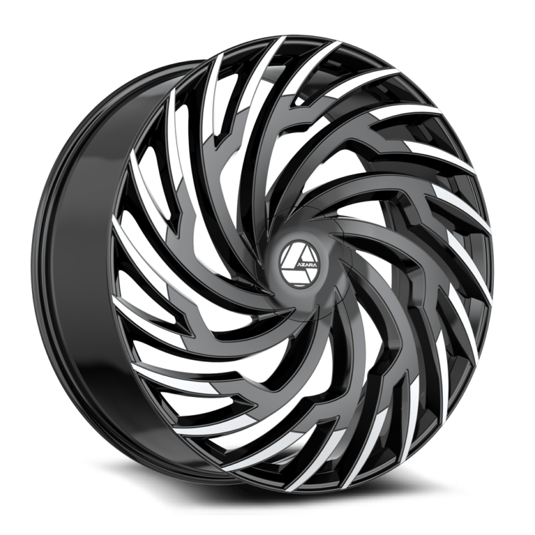AZA-536 GLOSS BLACK MACHINED