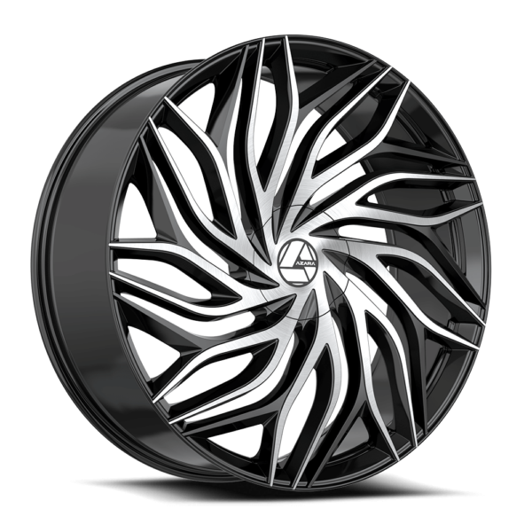 AZA-537 GLOSS BLACK MACHINED