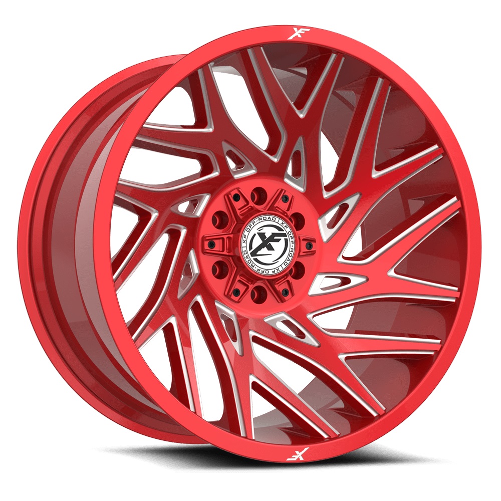 XF-229 Anodized Red & Milled