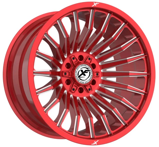 XF-231 ANODIZED RED MILLED